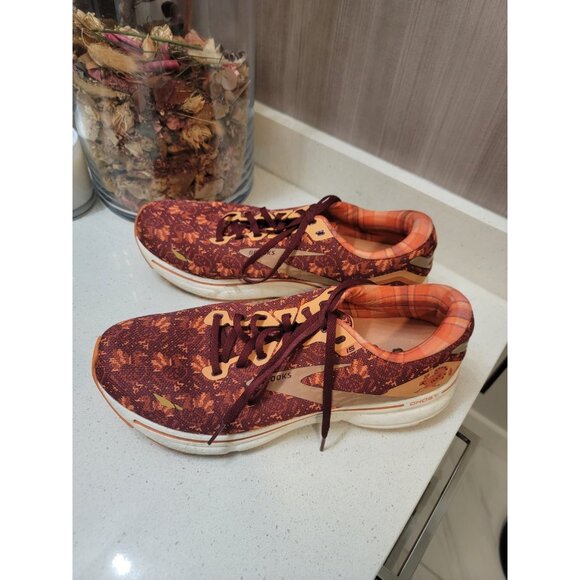 Brooks GHOST 15 Trot Happy Thanksgiving Turkey Women's Running Shoe 10.5 - Picture 2 of 10